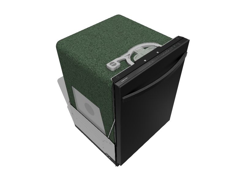 Samsung StormWash Top Control 24in BuiltIn Dishwasher (Fingerprint Resistant Black Stainless