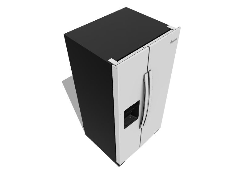 Amana 21.4cu ft SidebySide Refrigerator with Ice Maker (Stainless