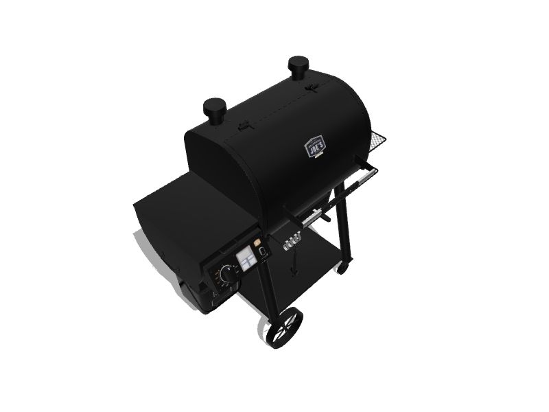 Oklahoma Joe's Rider 1234Sq in Black Pellet Grill in the Pellet Grills