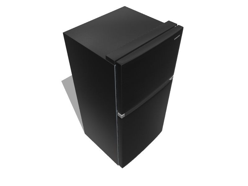 Samsung 21.1cu ft TopFreezer Refrigerator with Ice Maker (Fingerprint Resistant Black