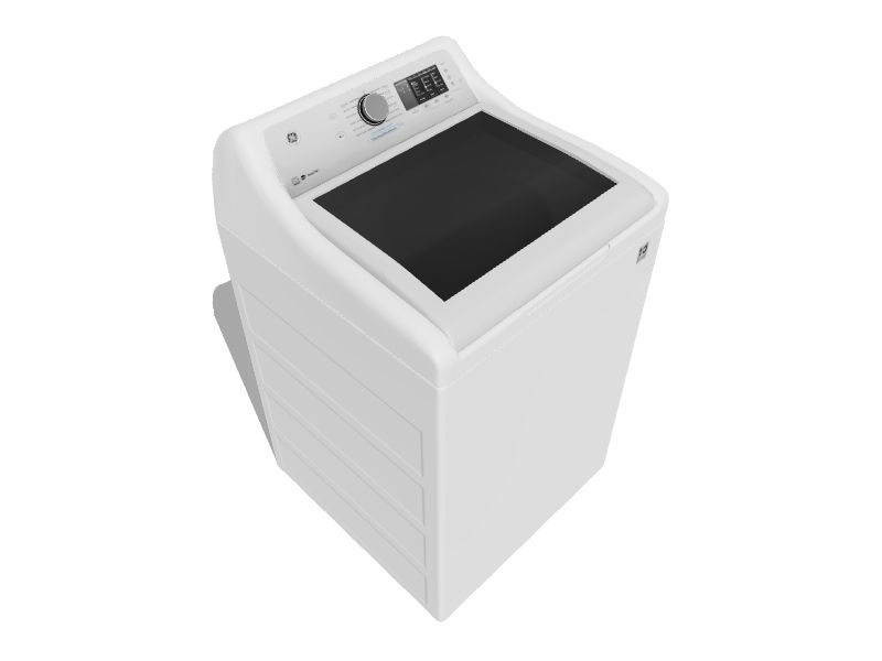 GE 4.6cu ft High Efficiency Agitator TopLoad Washer (White) ENERGY