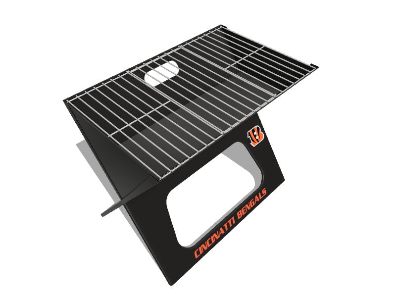 Imperial International New York Giants 10-Sq in Team Color Portable  Charcoal Grill in the Portable Grills department at