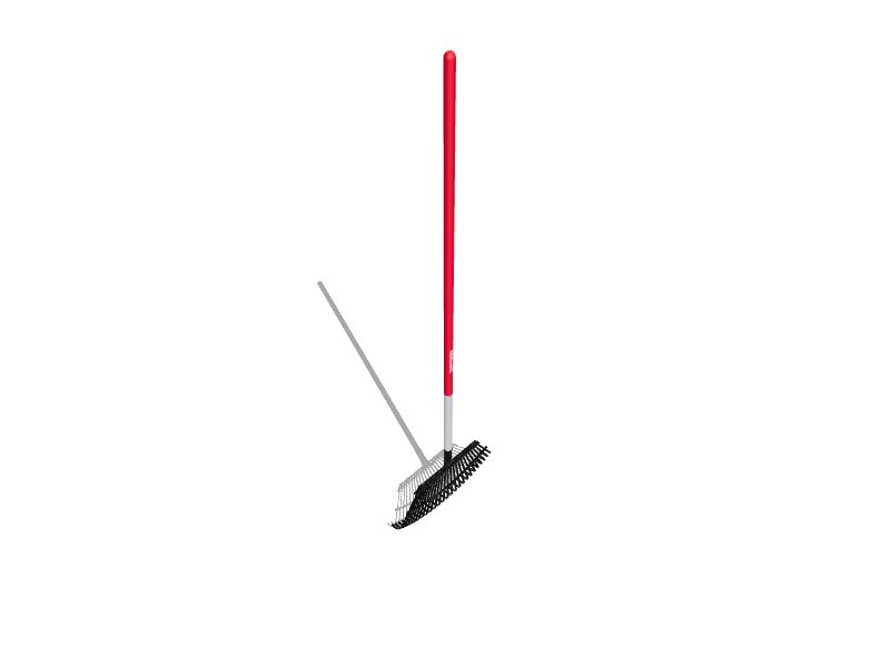 CRAFTSMAN 18in Steel Lawn Rake with Aluminum Handle in the Lawn & Leaf