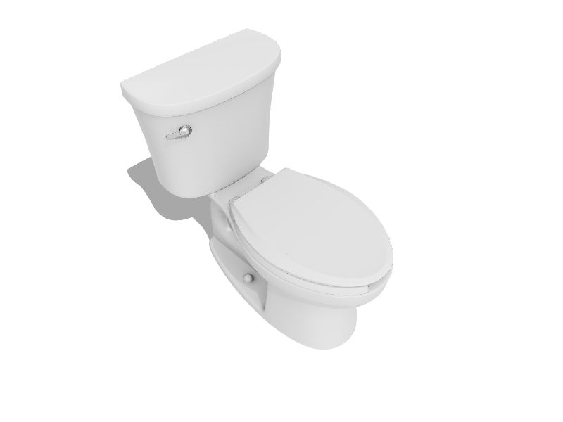KOHLER Highline White Elongated Tall Height 2-piece WaterSense Toilet 12-in  Rough-In 1.28-GPF