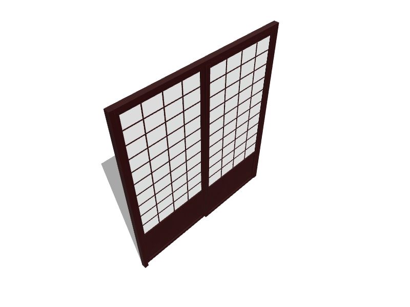 Red Lantern Oriental Furniture 72-in x 82-in Rosewood 2-Panel Square Prefinished Pine Wood Sliding Door (Hardware Included) Red Lantern Oriental Furniture 72-in x 82-in Rosewood 2-Panel Square Prefinished Pine Wood Sliding Door (Hardware Included)