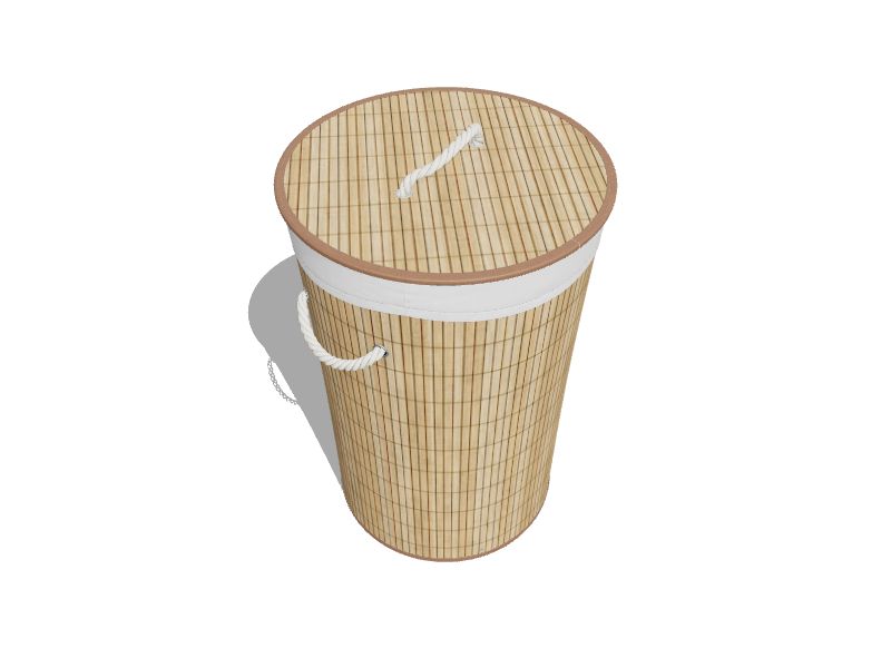 Home Basics Wood Laundry Hamper in the Laundry Hampers & Baskets