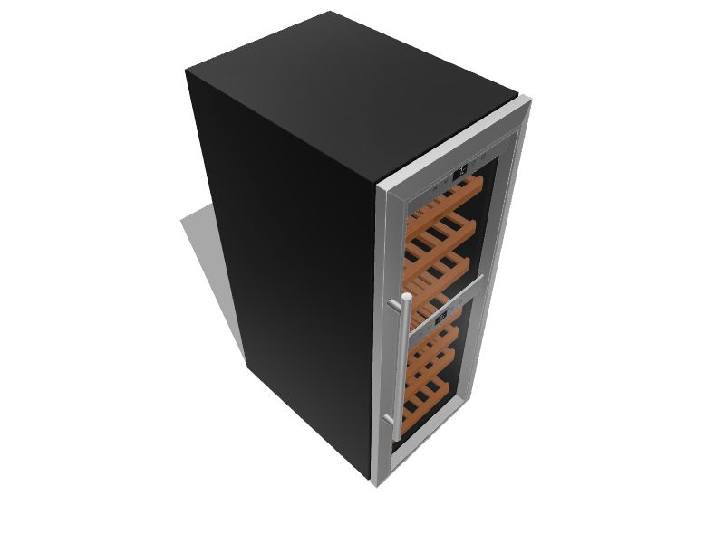 Caso Design 15.6in W Stainless Steel Wine Cooler in the Wine Coolers