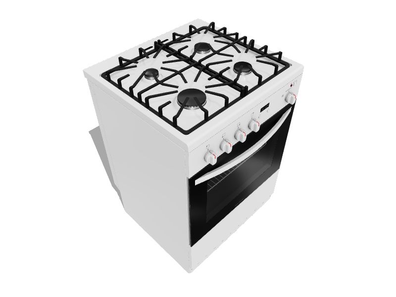 Frigidaire 24in 4 Burners 1.9cu ft Slidein Natural Gas Range (White) in the Single Oven Gas