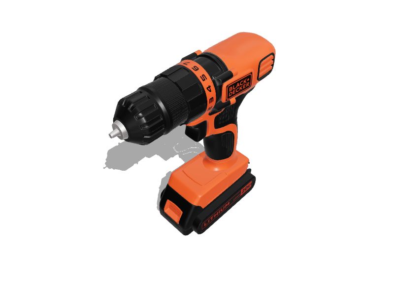 Black & Decker 20-Volt MAX Lithium-Ion 3/8 In. Cordless Drill Project Kit  (68-Piece) - Power Townsend Company