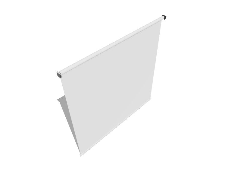 Achim 73-in x 72-in White Room Darkening Cordless Roller Shade