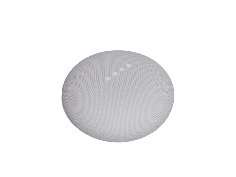 Google Nest Mini (2nd Gen) Google Assistant in Chalk + GE Smart