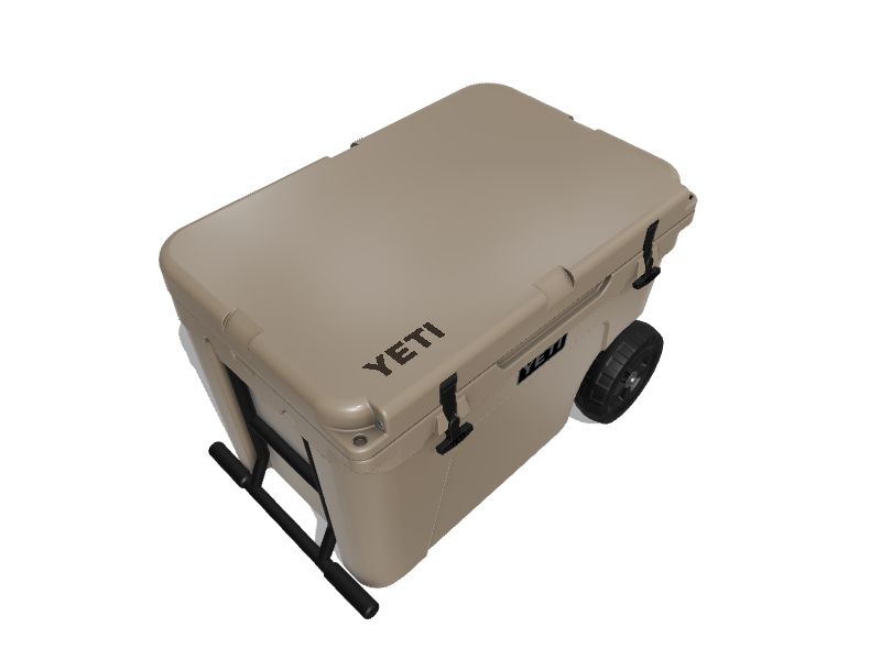 YETI Tundra Haul Wheeled Insulated Chest Cooler, Tan at