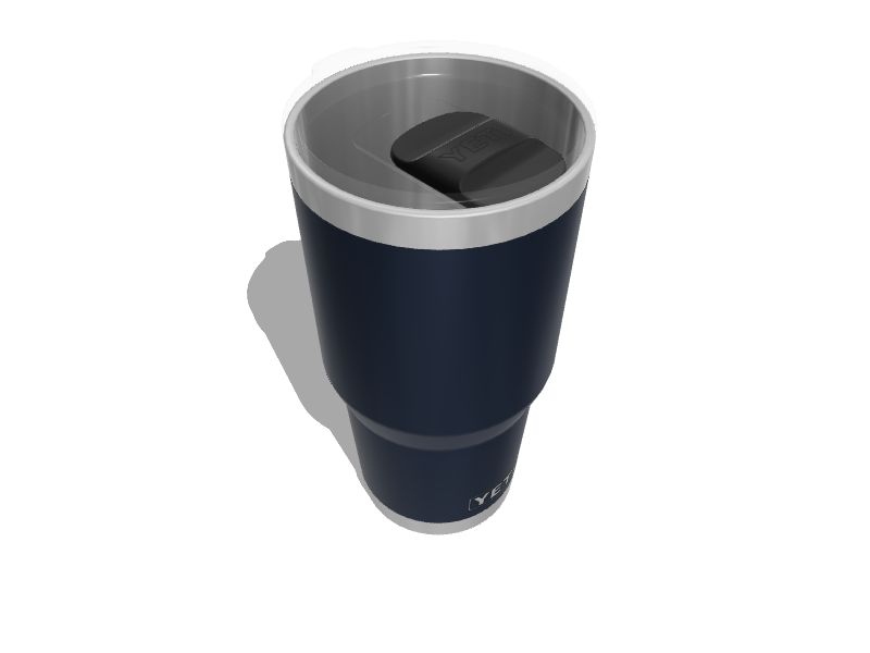 Yeti Rambler Tumbler 30oz Tahoe Blue - TackleDirect