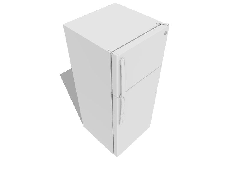 GE 17.5Cu. Ft. Top Freezer Refrigerator – Benami International