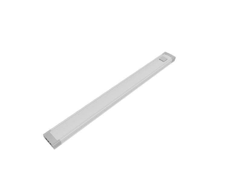 BLACK+DECKER LEDUC9-1WB Push Wire Under Cabinet Light Bar, Plug-in or  Hardwire, 9, Warm White, Gray 