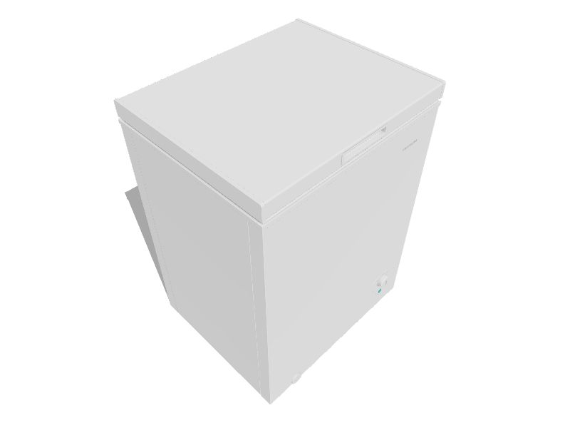 Frigidaire 5-cu ft Manual Defrost Chest Freezer (White) at