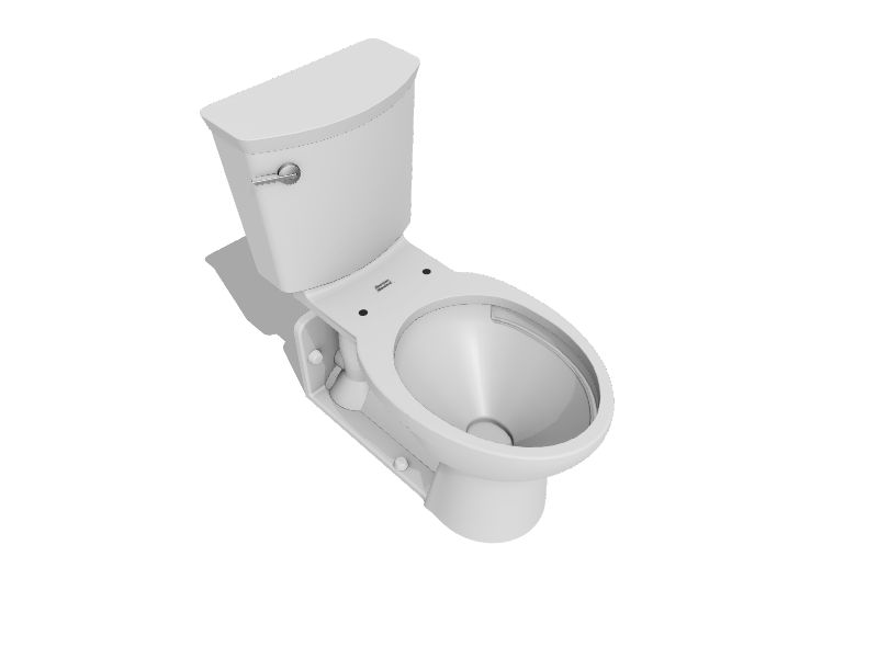 American Standard Yorkville VorMax White Elongated Standard Height 2