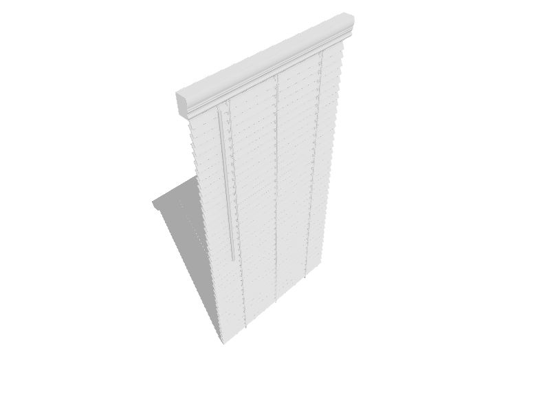 allen + roth Trim at Home 2in Slat Width 34in x 64in Cordless White