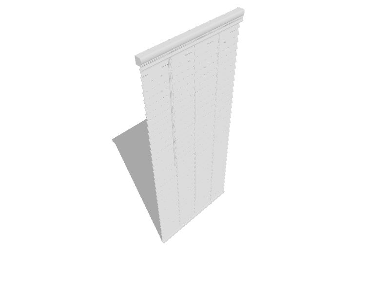allen + roth Trim at Home 2in Slat Width 32in x 72in Cordless White