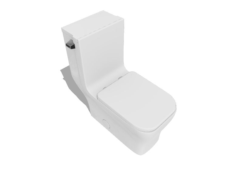 Swiss Madison Concorde Glossy White Elongated Standard Height Soft