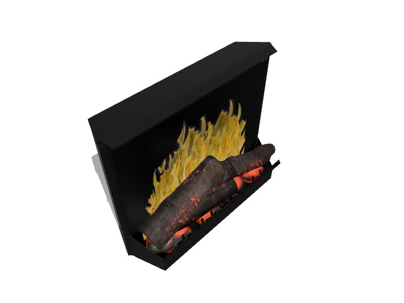 Dimplex 23.25-in Black Electric Fireplace Insert in the Electric Fireplace  Inserts department at Lowes.com