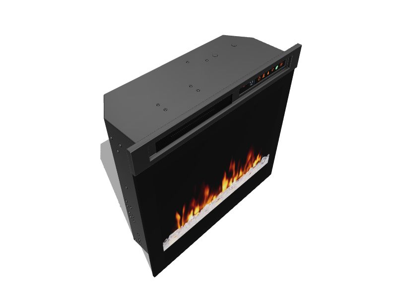 Dimplex 21.5-in Black Electric Fireplace Insert in the Electric Fireplace  Inserts department at Lowes.com