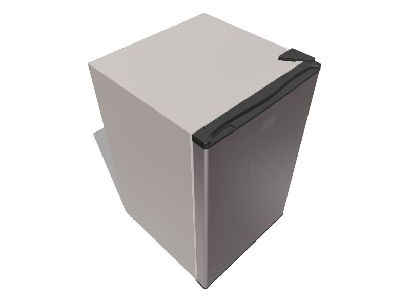 Black & Decker BCRK43B Energy Star Refrigerator - 4.3 cu ft - Black