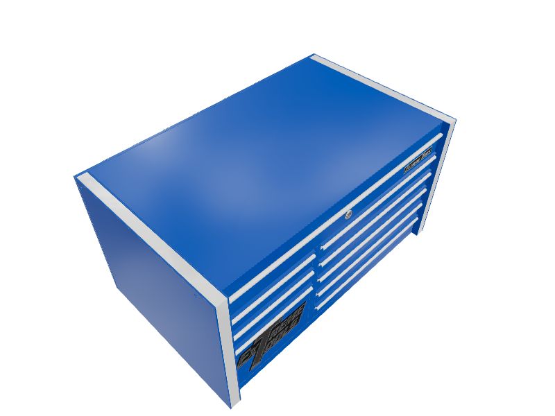 Extreme Tools RX 41in W x 21.375in H 8Drawer Steel Tool Chest (Blue