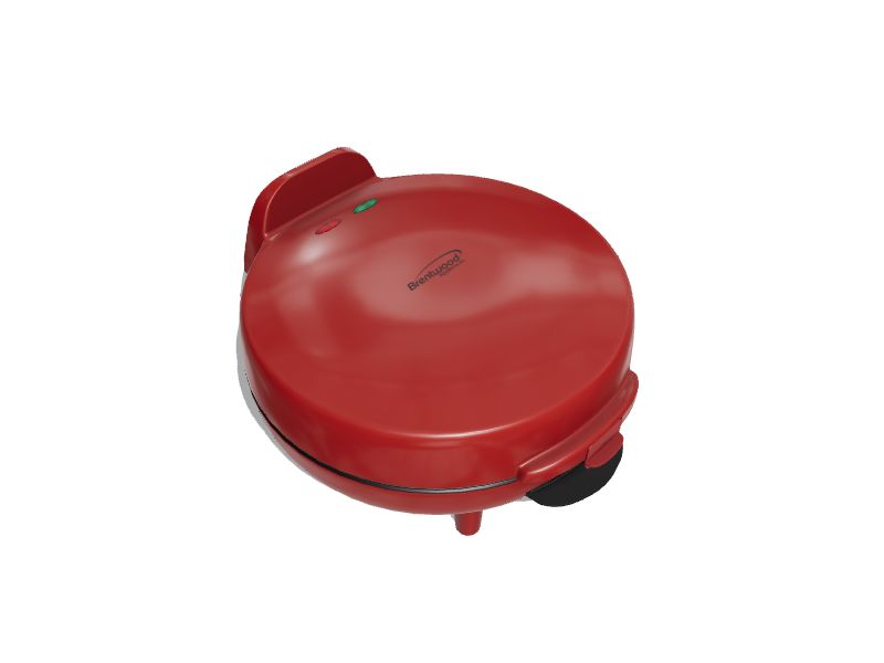 Brentwood Quesadilla Maker, 6 x 14 x 14, Red