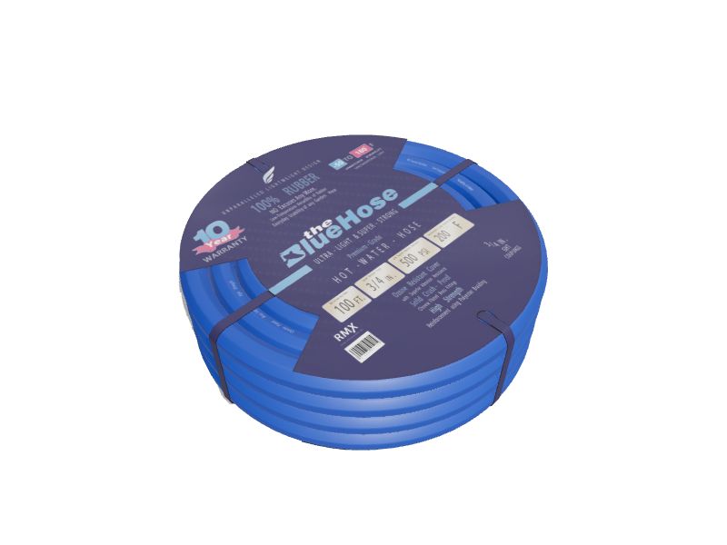 BluBird AG-Lite 3/4-in x 10-ft Medium-Duty Rubber Blue Hose at