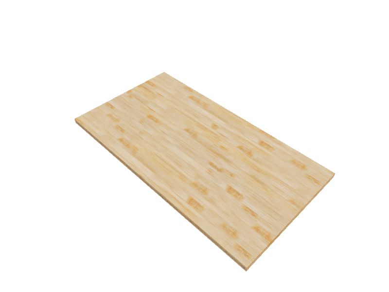 Sparrow Peak Bamboo Vertical Grain 96-in x 25-in x 1.75-in Unfinished  Natural Straight Butcher Block Bamboo Countertop at