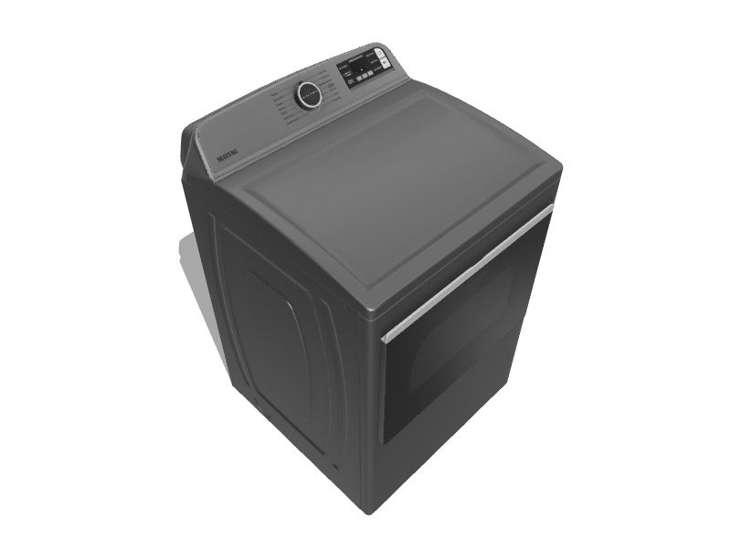 Maytag Smart Capable 7.4cu ft Smart Electric Dryer (Metallic Slate) in