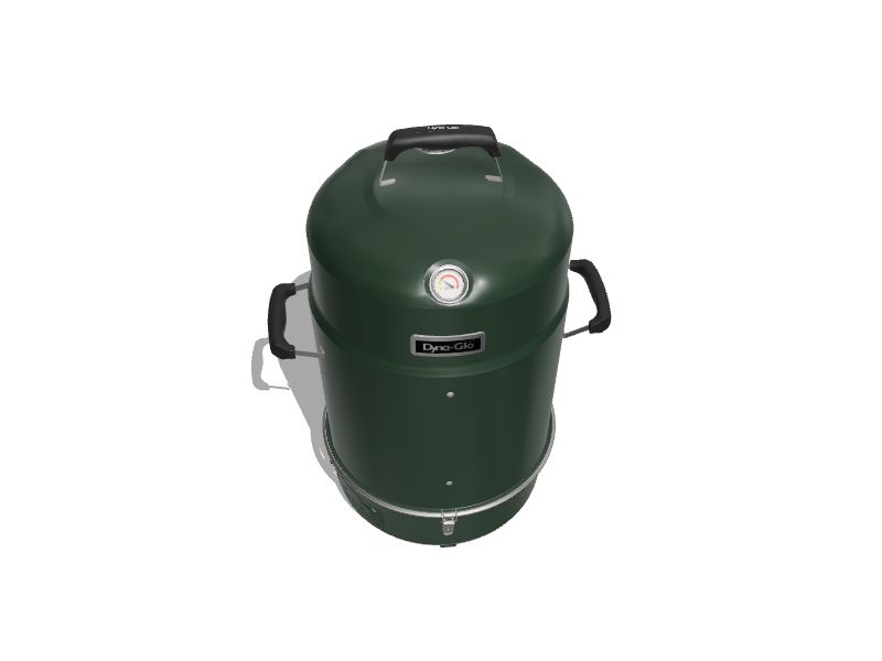 Dyna-Glo 390-Sq in Green Vertical Charcoal Smoker at Lowes.com