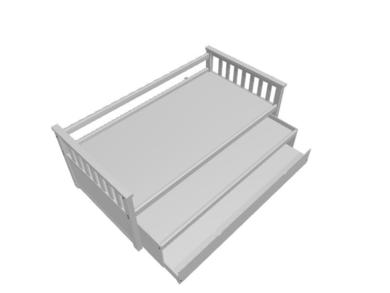 ACME FURNITURE Cominia White Twin Transitional Daybed with Storage in