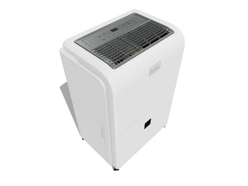  BLACK+DECKER 1500 Sq. Ft. Dehumidifier for Medium to Large  Spaces and Basements, Energy Star Certified, BD22MWSA , White