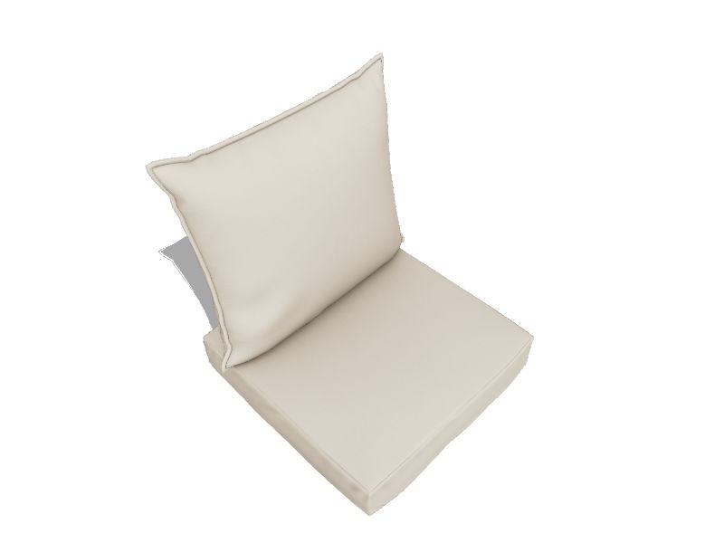 Arden Selections Tan Outdoor Deep Seat Cushion Set - 24 W x 24 D