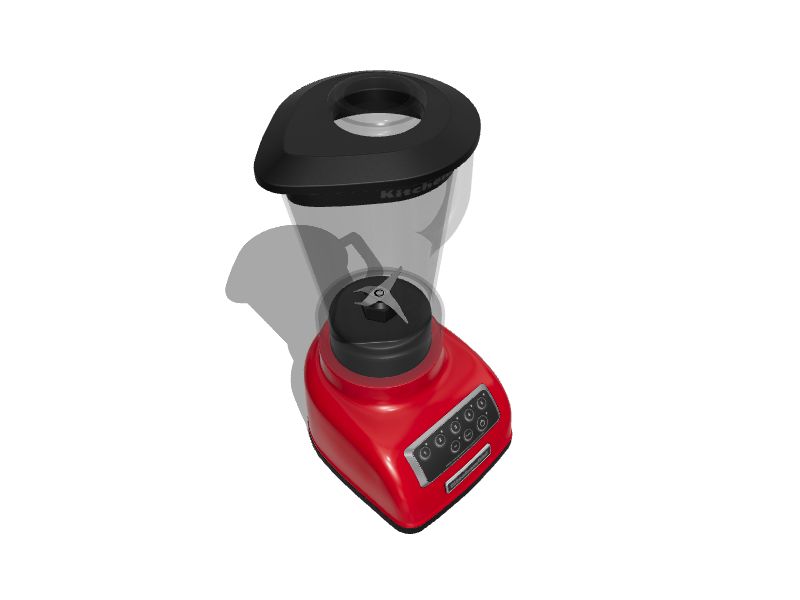 Best Buy: KitchenAid 5-Speed Blender Empire Red KSB560ER