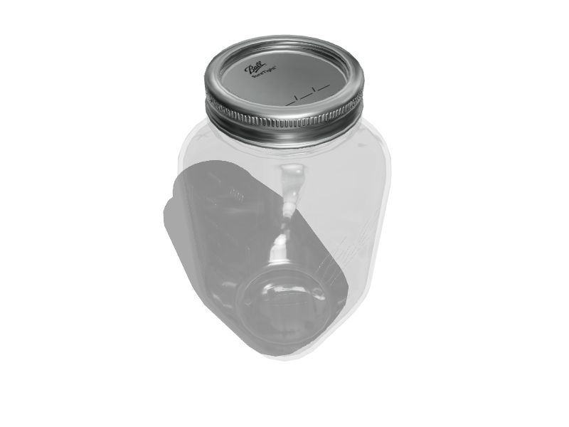 6oz Clear Glass Round Jars for Canning 12/Case, Clear Type III BPA Free 63 mm