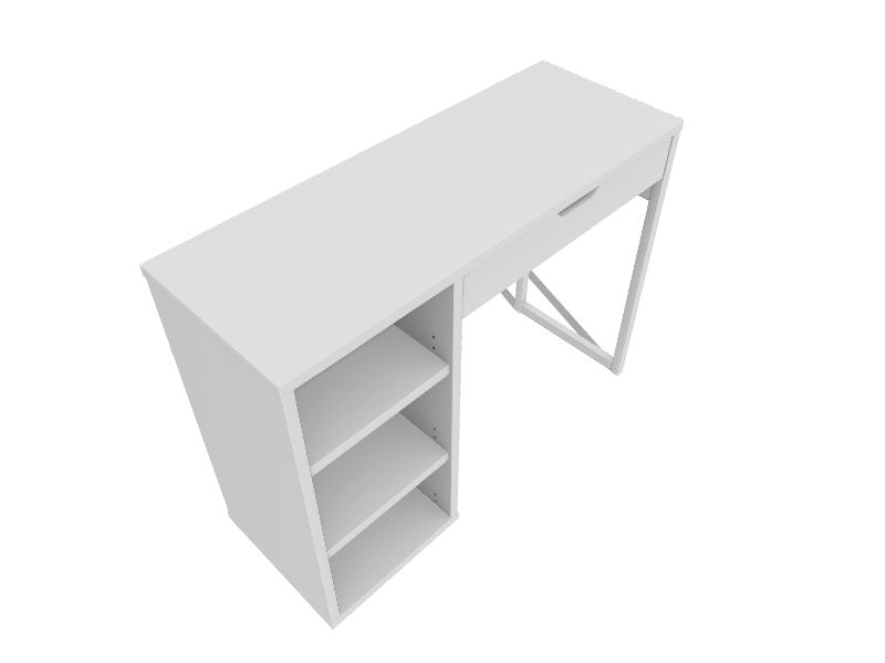 Teamson Home Creative 40-in White Modern/Contemporary Writing Desk in the  Desks department at