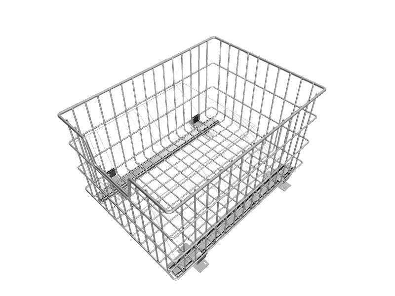 TRINITY Sliding Basket, 2-Pack, Chrome