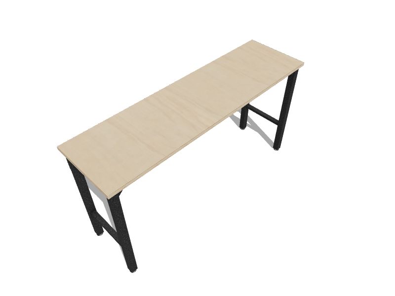 Kobalt 38.5-in H Plain Wood Color, Grey Wood Work Bench at