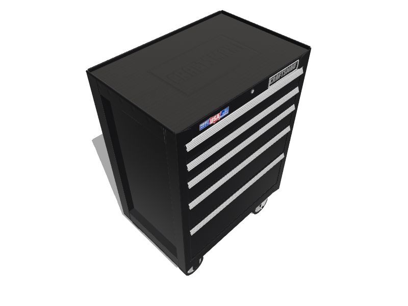 CRAFTSMAN 2000 Series 26.5 in W x 37.5 in H 5 Drawer Steel Rolling