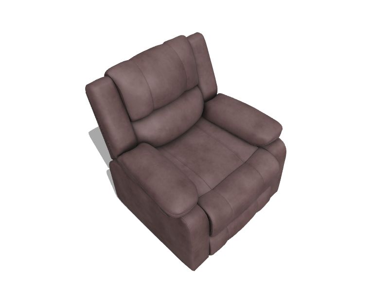 Relax A Lounger Pacific Chocolate Microfiber Upholstered Recliner