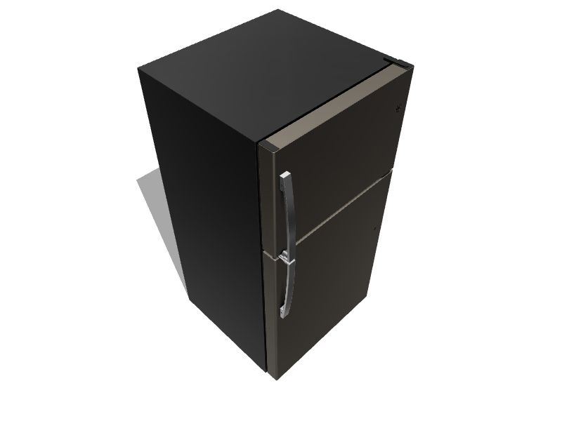 Rent to Own GE Appliances 21.9 cu. ft. Top Mount Refrigerator - Black at  Aaron's today!