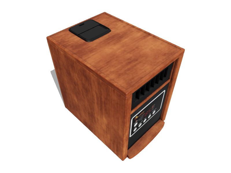 Dr. Infrared Heater Up to 1500-Watt Infrared Quartz Cabinet Indoor Electric  Space Heater with Thermostat and Remote Included in the Electric Space  Heaters department at Lowes.com