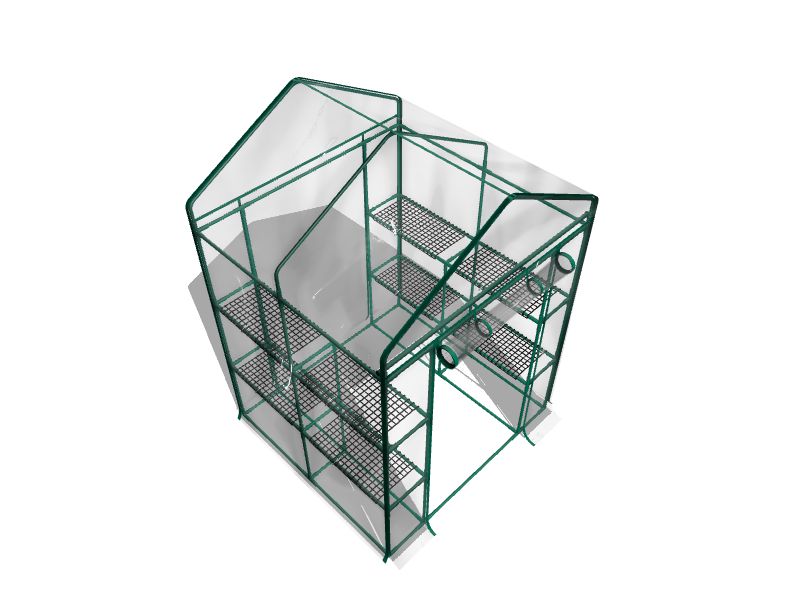 Hastings Home WalkIn Greenhouse 4.69ft L x 4.69ft W x 6.39ft H