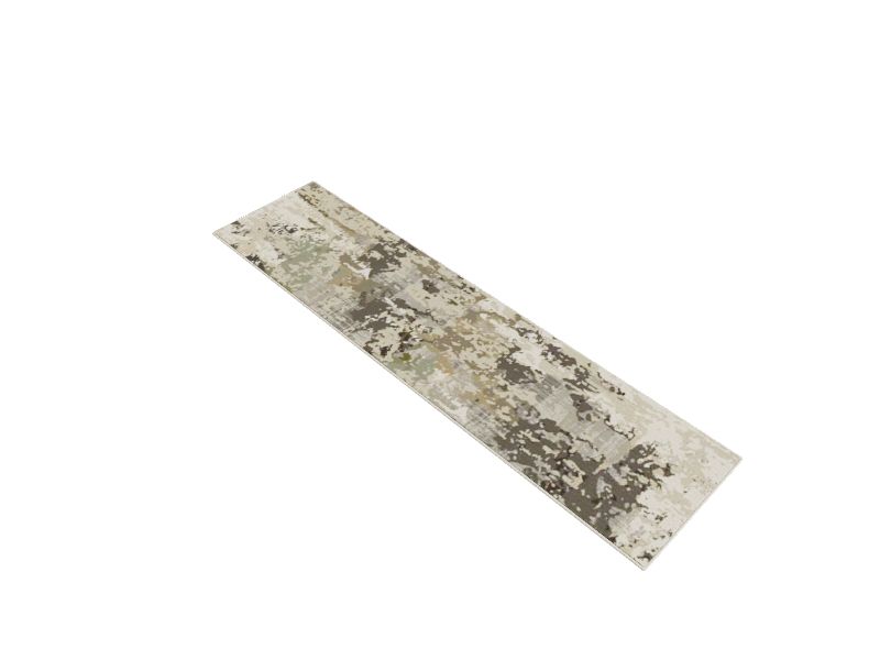 allen + roth Caldwell 2 x 8 Neutral Indoor Abstract Runner Rug at