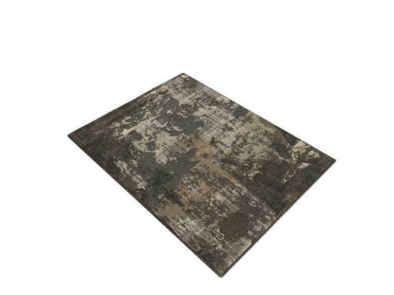 allen + roth Caldwell 10 x 13 Blue Indoor Abstract Area Rug at