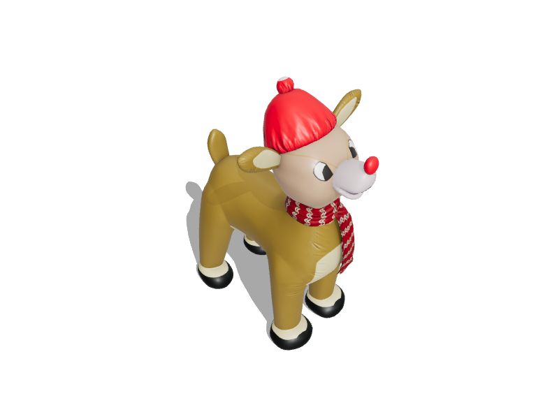 Rudolph 3.5ft Lighted Christmas Inflatable at