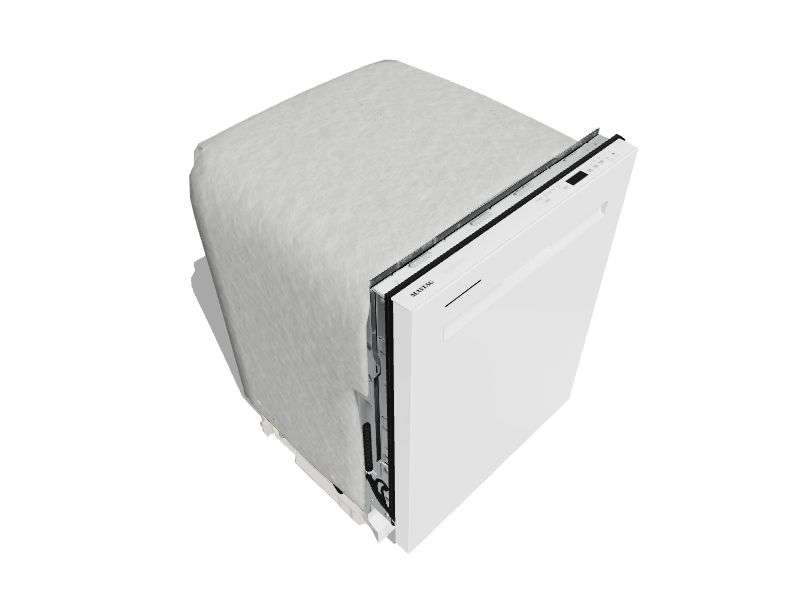 Maytag Top Control 24in BuiltIn Dishwasher (White) ENERGY STAR, 47